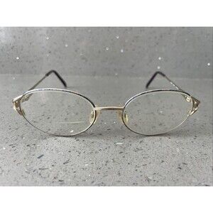 Catherine Deneuve CD 090 BL/YG Eyeglasses FRAMES ONLY 51-18-132 Purple gold